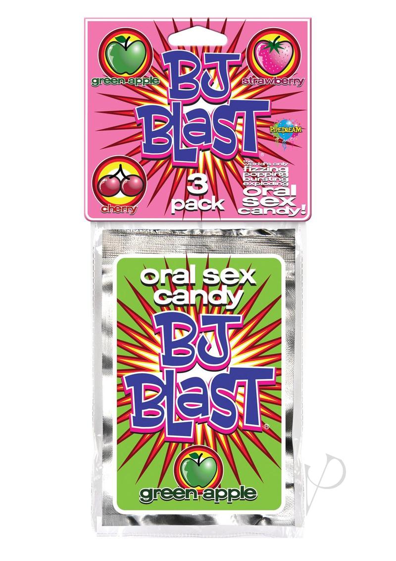 BJ Blast assorted oral sex candy three pack